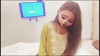 Busty Desi Girl at Indian Hotel Room Guest for Extra Tip  Desi Amateur Doggy Style  4K Video