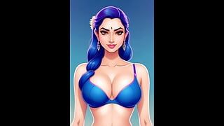 I find my little Indian stepsister’s sex toy and show her my cock which is better