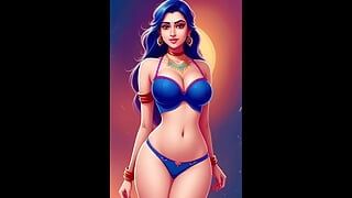 I find my little Indian stepsister’s sex toy and show her my cock which is better