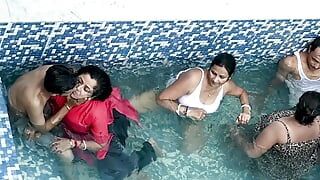 Wife exchange, pool party, desi bhabi, party sex