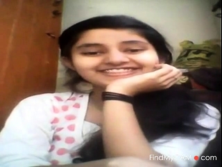 cute girl fondles boobs on webcam