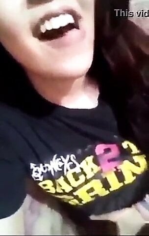 Indian girl showing boobs to her boyfriend